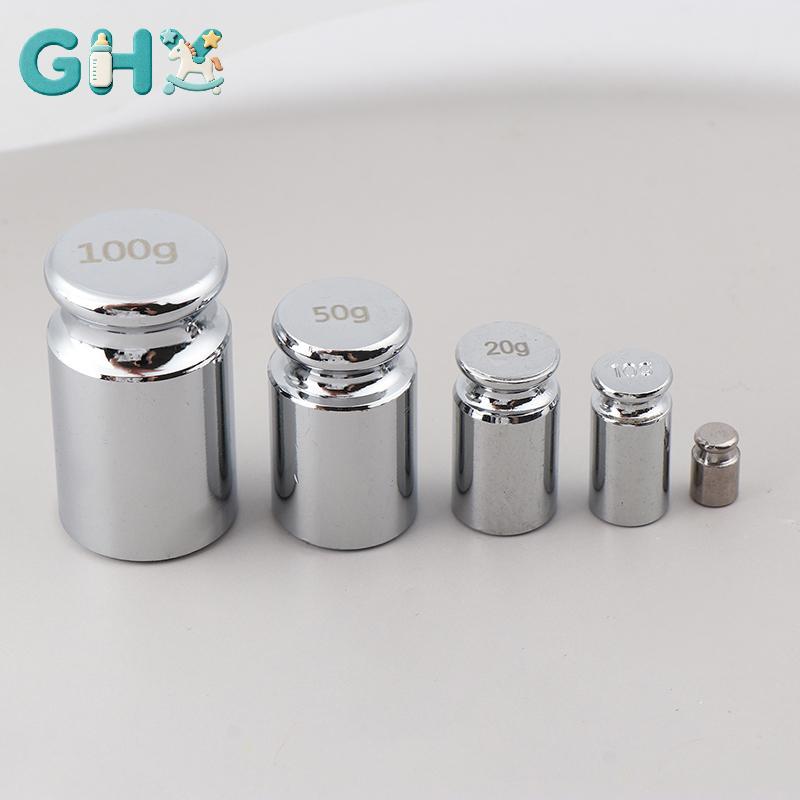 Dụng cụ giảng dạy cân bằng điện tử GHX Dụng cụ gia đình 2g / 10g / 20g / 50g / 100g Gram Cân Trọng lượng Mạ Chrome Hiệu chuẩn chính xác VN