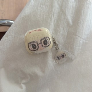 Ins Phổ Biến Xiaoyu Yuy Girl Tai Nghe Dành Cho IPhone AirPods Pro AirPods Pro3 Pro2 AirPods 4 3 2 1 Vỏ Tai Nghe Không Dây Apple IMD Chic