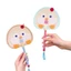 quạt tay quạt cổ trang quạt tròn cầm tay xòe mây tre mini cute có tua rua họa tiết hoạt hình giải nhiệt mùa hè để bàn học 2026