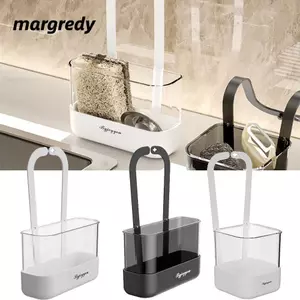 Giỏ treo thoát nước nhà bếp MARGREDY, Đồ dùng nhà bếp bằng nhựa Giỏ thoát nước bồn rửa, Bộ lọc di động Giỏ lọc gia đình đa chức năng cho vòi