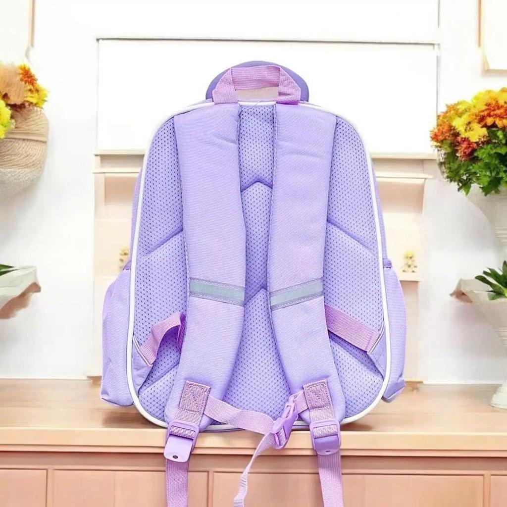 (TẶNG HỘP BÚT) Balo chống gù cao cấp size nhỏ cho bé 14-37kg có CHARM xịn dễ thương hình Kuromi, Melody- Kimbunshop41