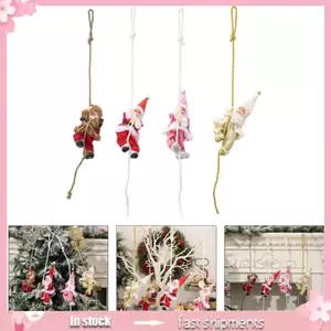 YOI Ông Già Noel Hình Nhựa Treo Đồ Trang Trí Có Dây Để Trang Trí Tiệc Tại Nhà