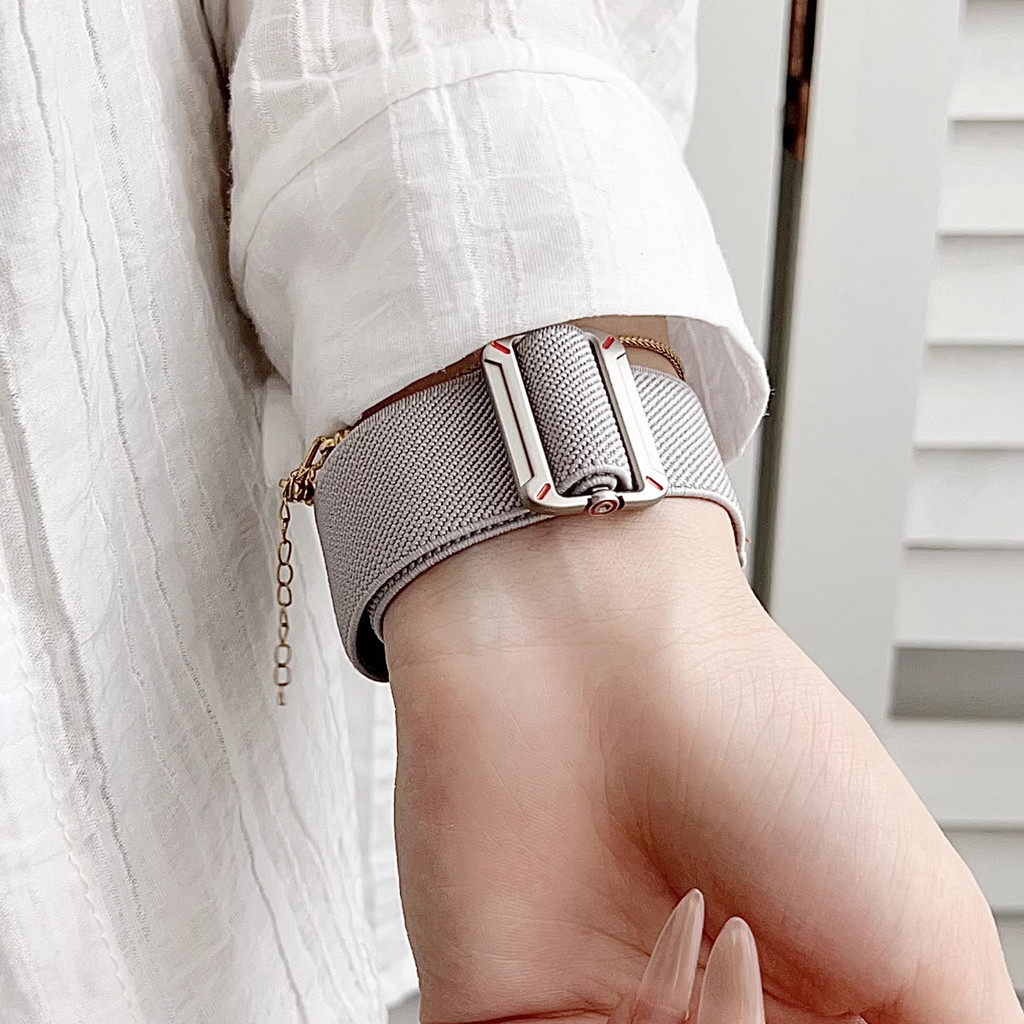 Dây đeo Nylon cho Redmi Watch 6 5 4 cho Mi Band 10Pro / 8Pro / 9Pro Vòng đeo tay co giãn thoáng khí