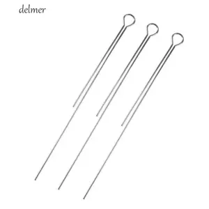 DELMER Xoay Kim Sa Lấp Lánh Dây Thép Phụ Kiện Câu Cá Phần Nhỏ Mồi Nhân Tạo 65-75 Mm Dây Trục Chính 20 Chiếc Móc Câu Dây Thép