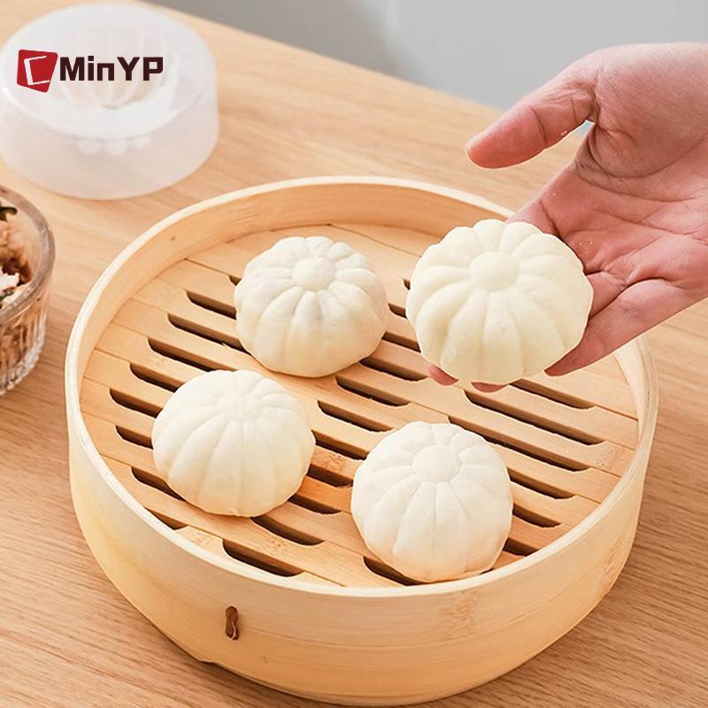 CMinYP Nhà Bếp DIY Khuôn Làm Bánh Bao, Khuôn Baozi Hấp Nhồi Bông, Dụng Cụ Hướng Dẫn Sử Dụng Làm Bánh Ngọt