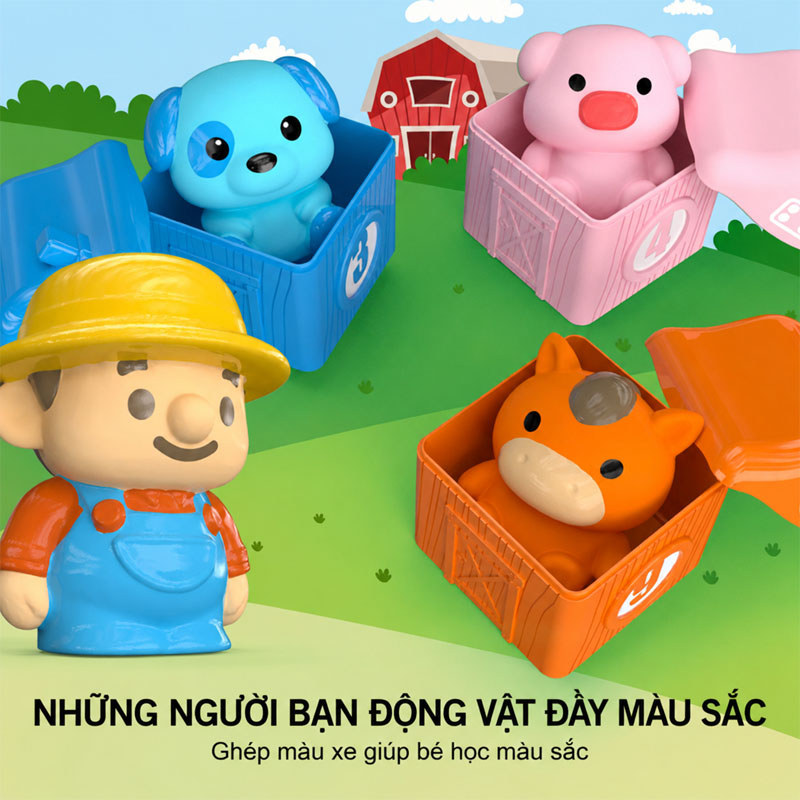 Bộ Đồ Chơi Tàu Hỏa Trang Trại Trẻ Em Montessori,phù Hợp Và Phân Loại Kỹ Năng Vận động Tinh,Đồ Chơi Giáo Dục Trẻ Em