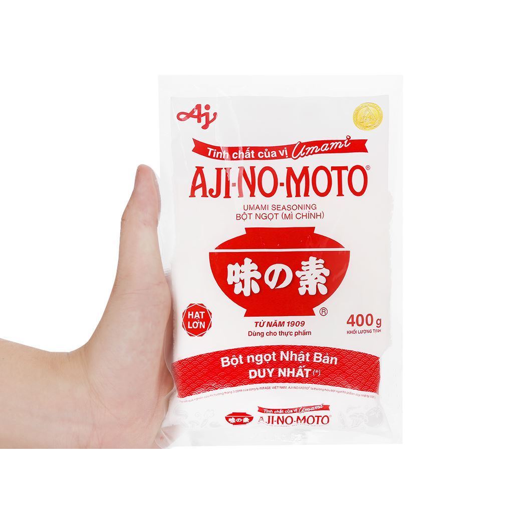 Combo 2 Gói Bột ngọt hạt lớn Ajinomoto gói 400g