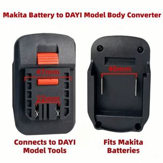 Bộ Chuyển Đổi Pin Lithium SEREN, Bộ Chuyển Đổi Nhựa 2 Trong 1 Pin Đế, Phụ Kiện Dụng Cụ Điện 18V Cho Makita
