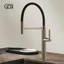 Vòi bếp GESSI của Ý, toàn bộ bằng đồng, model venti20, nóng lạnh, kiểu dáng châu Âu, vòi bếp xoay đa năng, có thể kéo ra