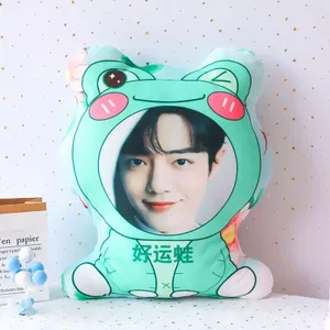 Gối Tùy Chỉnh Hình Ảnh Bé Gái Dễ Thương Sang Trọng Đồ Chơi Bạn Gái Sáng Tạo Gửi Bạn Trai Quà Tặng Sinh Nhật Búp Bê Búp Bê