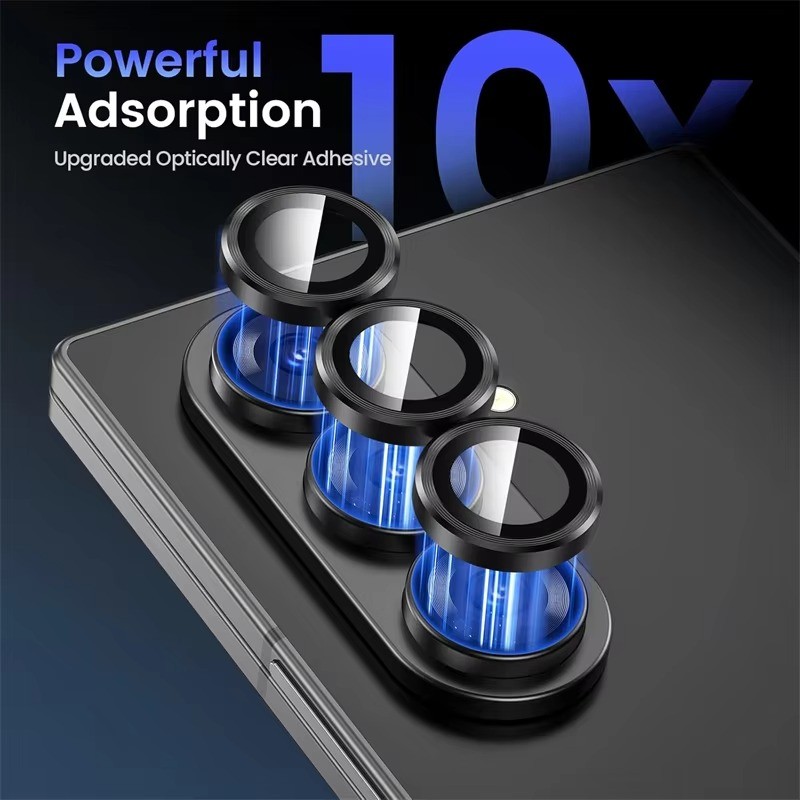 Dành Cho Samsung Galaxy Z Fold 6 Điện Thoại Camera Bảo Vệ Ống Kính Vòng Dành Cho Samsung Galaxy Z Fold6 ZFold6 Hợp Kim Nhôm Bảo Vệ Kính Cường Lực Ống Kính Phim
