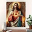 CIFbuy Christian Sacred Heart Trang trí nghệ thuật treo tường, sẵn sàng treo cho Giáng sinh