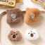 PNPIA- Dễ Thương Capybara Động Vật Sang Trọng Búp Bê Thổ Cẩm Lông Tơ Mềm Nhồi Bông Quần Áo Huy Hiệu Chân Bapas Phụ Kiện Trang Trí