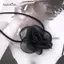 AqToCna Ngọc Trai Lãng Mạn Choker Camellia Nelace Trắng Mùa Hè Xương Đòn Dây Chuyền Với Hoa Ngọc Trai Dành Cho Nữ AqToCna