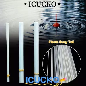 ICUCKO 10 Chiếc Phao Câu Cá Top, Đuôi Trôi Sợi Thủy Tinh Phao Phao Đuôi Phao, 2024 Giải Quyết Đuôi Đậm DIY Bắt Mắt Phao Câu Cá Hàng Đầu Câu Cá Đêm