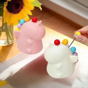 Nĩa trái cây bằng thép không gỉ Kawaii sáng tạo Bộ lưu trữ dễ thương Nĩa trái cây Bảo quản nhà bếp Cà phê Trà Món tráng miệng Bộ quà tặng VN