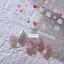 Miếng Dán Anh Đào Hello Kitty 3D Dễ Thương Cho Móng Tay, Bút, Cốc - Thiết Kế Hoạt Hình Có Nơ Và Trái Tim