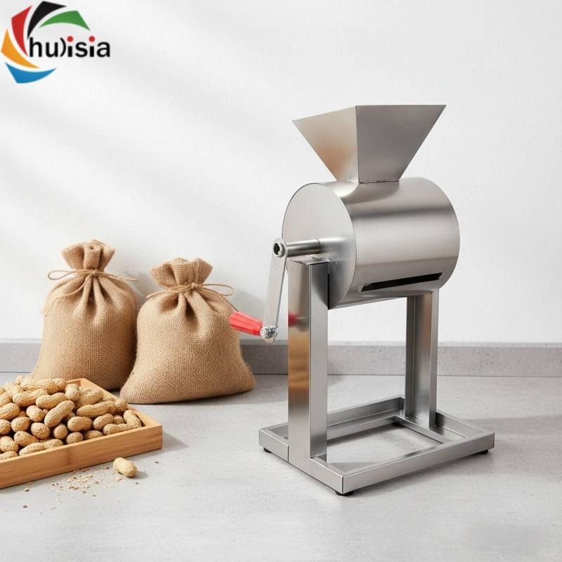 Hướng dẫn sử dụng Dụng cụ bóc vỏ đậu phộng hiệu quả Nhà bếp Xử lý đai ốc Thiết bị quay tay cho nông nghiệp gia đình