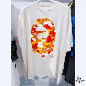 Chất Lượng Cao Bán Áo Sơ Mi Thường Ngày Retro Đỏ Khỉ In Hình 100% Cotton Cổ Tròn Áo Thun Unisex Hàng Có Sẵn