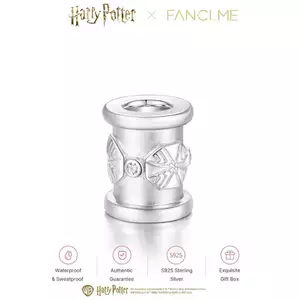 Hạt quyến rũ bạc Medaillon của Harry Potter x FANCIME Slytherin