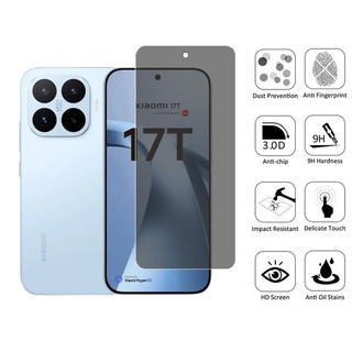 Xiaomi 17T 1-2 Chiếc Kính Cường Lực Chống Gián Điệp Bảo Vệ Màn Hình Riêng Tư Cho Xiaomi 15T 14T Pro 5G Bảo Vệ Flim