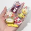 Springevenstar 1 Bộ Phụ Kiện Búp Bê Đồ Chơi Mới 1 / 6 Nhà Búp Bê Thu Nhỏ Thực Phẩm Siêu Thị Rau Quả Có Hộp Trong Suốt Springevenstar