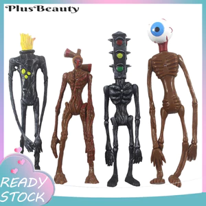 < Pluscloth > 4 Cái / bộ Mô Hình Đầu Siren Hiệu Ứng Ánh Sáng Bàn Tay Di Động Ngộ nghĩnh Kinh Dị Đầu Còi Đồ Chơi Mô Hình Cho Bộ Sưu Tập