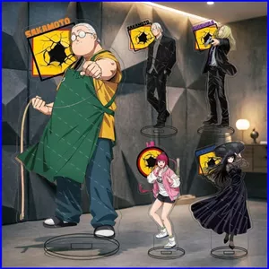 SQ3 SAKAMOTO NGÀY Tấm Đứng Acrylic Ký Hiệu Đứng Hình Đứng Anime Để Bàn Trang Trí Trang Trí QS3