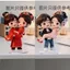 520 Hoạt Hình Anime Cặp Đôi Con Lăn Nhỏ Đôi Con Lăn Để Bàn Đứng Cặp Đôi Phong Cách Phù Hợp Với Niche 5.31