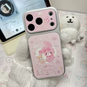 Thỏ con thích hợp cho iPhone 1716 promax trường hợp điện thoại 15 lỗ lớn 14P13