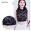 AqToCna Nữ Cổ Giả Ren Trắng Hoa Có Thể Tháo Rời Cổ Giả Áo Sơ Mi Có Thể Tháo Rời Cổ Dây Buộc Áo Len Trang Trí AqToCna