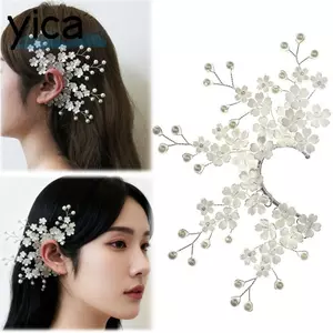 YICA Bông Tai Hoa, Hình Hoa Anh Đào Phụ Kiện Tai Thời Trang Không Xuyên Quấn Tai, Giọng Cô Dâu Trang Sức Tai Thanh Lịch Trang Sức Tai
