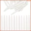 40 Chiếc Bút Sơn Bút Đánh Dấu Các Bộ Phận Thay Thế Vẽ Bút Đánh Dấu Nibs 3.95X0.50X0.50CM Trắng erkenai
