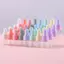 AN.MART 7 Chiếc Bộ Chai Nhỏ Giọt Mini Di Động Có Thể Đổ Lại 1 / 2 / 3 / 5ml Lọ Thủy Tinh Màu Macaron Trống Có Thể Tái Sử Dụng Hộp Đựng DIY VN