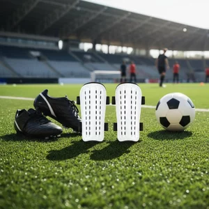 2 Miếng Bóng Đá Lâu Dài Shin Guards Chống Sốc Bóng Đá Shin Pads Dây Có Thể Điều Chỉnh Cho Người Lớn, Tập Luyện, Trận Đấu