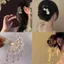 {Rainy Lotus} Lược chải tóc tua rua hoa lá sen cổ dành cho nữ Lược sườn xám Phụ kiện tóc kiểu Trung Quốc mới Mũ nón phù hợp cho mọi trận đấu 6.2
