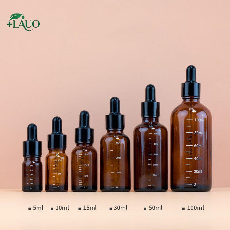 Springevenstar 5ml-100ml Chai nhỏ giọt có quy mô Thuốc thử Giọt mắt Hổ phách Thủy tinh Hương liệu Chất lỏng tte Chai có thể nạp lại Chai du lịch Springevenstar