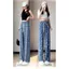 Quần mỏng cỡ lớn Drape dáng rộng in hình thể thao Quần ống rộng thông thường Quần chống muỗi