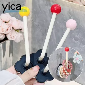 Móc treo vải YICA, Móc lưu trữ băng đô treo tường hình chữ L, Giá đựng đồ nhà bếp Dopamine miễn phí