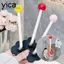 Móc treo vải YICA, Móc lưu trữ băng đô treo tường hình chữ L, Giá đựng đồ nhà bếp Dopamine miễn phí