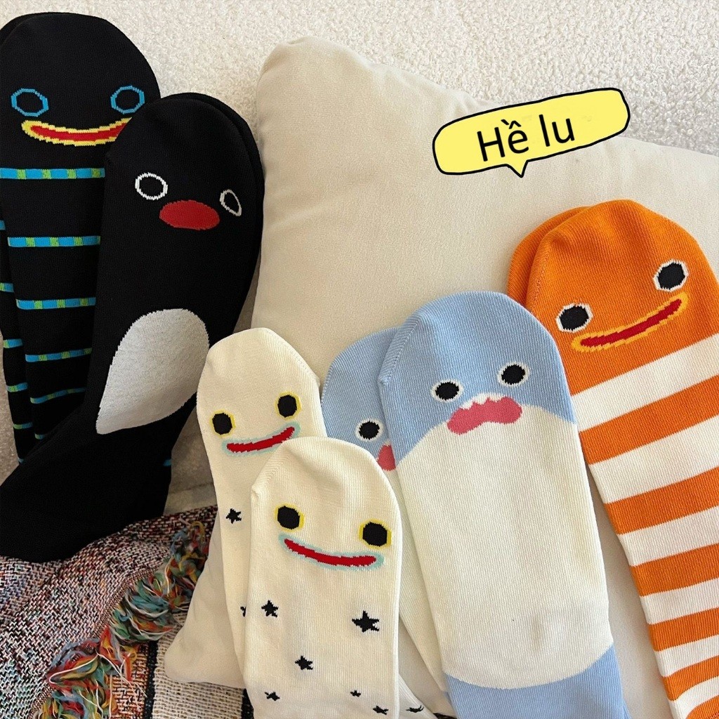 Tất cao cổ nam nữ cotton nhiều mẫu chủ đề các loài cá hot trend độc đáo MUN STORE TLUON083