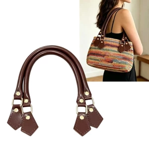 Yoo Thời Trang Da PU Thay Thế Túi Dây Đeo Hình Thoi Đầu Nối Cho Nữ Túi Đeo Vai Thủ Công DIY Accessorie