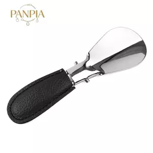 PNPIA- Sừng Giày Gấp Bằng Thép Không Gỉ Bền Với Da Giả Di Động Thời Trang Sừng Giày Phụ Kiện