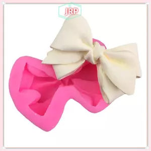 JRP DIY 3D nơ hình bánh đường khuôn nơ buộc silica gel khuôn Khuôn sô cô la JRP