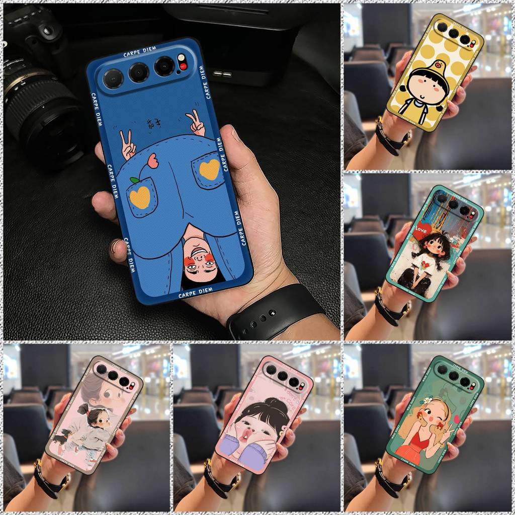 Bọc Toàn Bộ Túi Điện Thoại Ốp lưng ZTE Nubia Air Bền TPU Mềm Ốp Lưng Chống Sốc Thiết Kế Thời Trang Silicon Bảo Vệ Chống Bụi Bẩn Chống Thấm Nước Hoạt Hình Dễ Thương Chống Va Đập