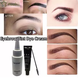 Bộ mỹ phẩm tăng cường lông mi YUUKII Thuốc nhuộm lông mày siêu bền
