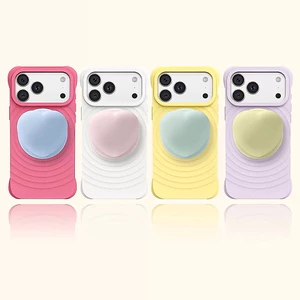 Tay cầm điện thoại silicon Solid Love Hút từ tính Giá đỡ điện thoại Giá đỡ máy tính để bàn Hấp phụ mạnh