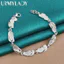 URMYLADY Bạc 925 Dép Dây Xích Vòng Tay Nữ Thời Trang Tiệc Cưới Trang Sức