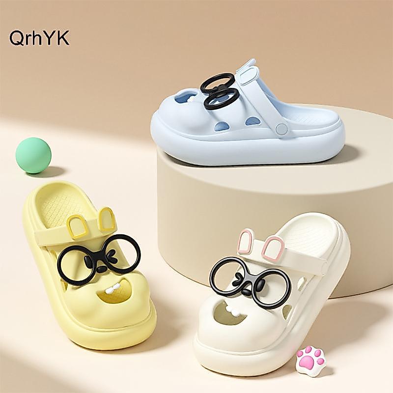 Nhà Máy Thời Trang Mùa Hè Hoạt Hình Clogs Cho Nữ Chống Trơn Trượt Thi Sole Cutefy Dép Cho Bãi Biển Vườn Đi Bộ QrhYK