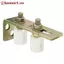 Bộ Con Lăn Hướng Dẫn Cửa Trượt Có Thể Điều Chỉnh ZK Với Chân Đế L-Pillar Cho Đường Cửa Sân VN